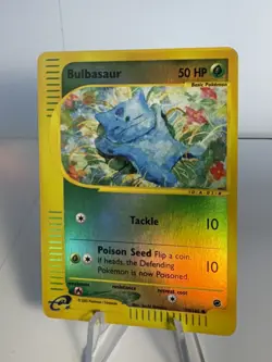 Pokemon TCG Bulbasaur 94/165 Expedition 2002 Reverse Holo E-Reader LP - Image 3