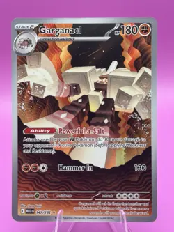 Pokemon TCG Garganacl 147/132 ME01 Mega Evolution NM Condition - Image 1