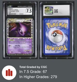 Swirl CGC 7.5 Pokemon Espeon Prime Undaunted Holo Ultra Rare #81 PSA English - Image 1