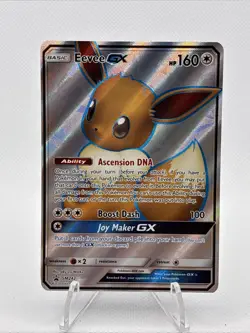 POKEMON EEVEE GX - SM242 Black Star Promo Full Art - NM - Image 1