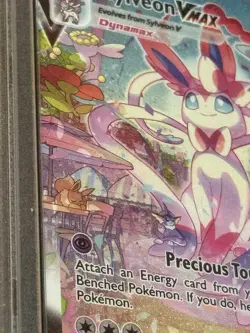 PSA 10 GEM Pokemon Sylveon VMAX Evolving Skies Secret Rare Full Alt Art #212 💎 - Image 5
