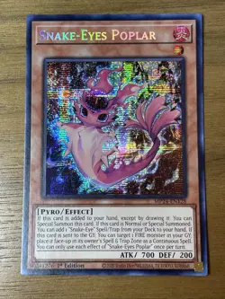 Yu-Gi-Oh - Snake-Eyes Poplar - MP24-EN128 - Prismatic Secret Rare - Image 1