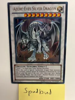 Azure-Eyes Silver Dragon Ultra Rare SDBE-EN040 (LP) - Image 1