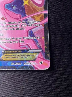 Pokemon Mew EX Full Art Ultra Rare Holo RC24/RC25 Legendary Treasures LP - Image 4