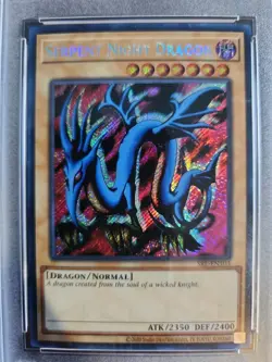 2023 YU-GI-OH! SRL SERPENT NIGHT DRAGON (25th ANNIVERSARY EDITION) PSA 9 - Image 2