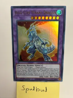 Blue-Eyes Tyrant Dragon Ultra Rare BACH-EN037 (LP 1st Edition) - Image 1
