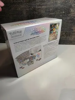 Prismatic Evolutions Pokemon Center Elite Trainer Box ETB - New Sealed W/ACRYLIC - Image 4