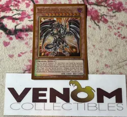 1x (M/NM) Red-Eyes Darkness Metal Dragon MGED-EN009 Gold Rare 1st Edition YuGiOh - Image 1