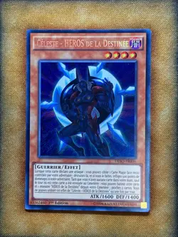 Yugioh Destiny HERO - Celestial DESO-EN006 DESO-FR006 Secret 1st Ed FRENCH NM - Image 1