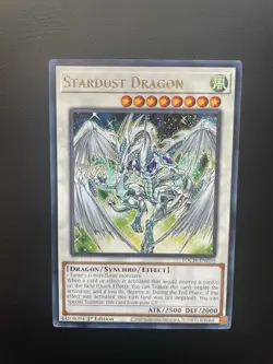 Yugioh Stardust Dragon TOCH-EN050 Rare 1st Edition LP - Image 1