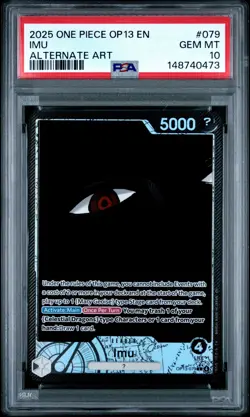 2025 One Piece Op13-Carrying On His Will Imu Alternate Art PSA 10 #079 - Image 1