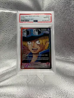 One Piece Sabo Alternate Art Leader Op13-004 Psa 10 - Image 1
