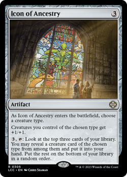 Icon of Ancestry - 305 - LCC - Near Mint - MTG - Image 1