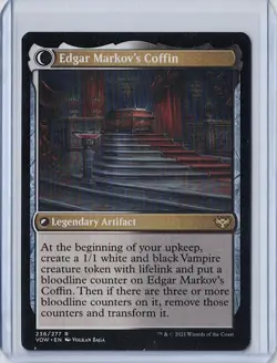 Edgar, Charmed Groom/Edgar Markov's Coffin | MtG Crimson Vow - Image 2