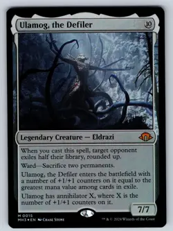 Ulamog, the Defiler 15 Mythic Modern Horizons 3 Magic: The Gathering Foil LP - Image 1
