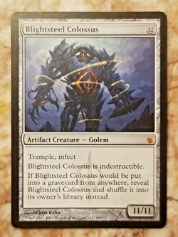 🔥 MYTHIC Blightsteel Colossus! 🔥 MTG Mirrodin Besieged / NM - Image 1