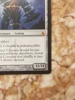 🔥 MYTHIC Blightsteel Colossus! 🔥 MTG Mirrodin Besieged / NM - Image 4