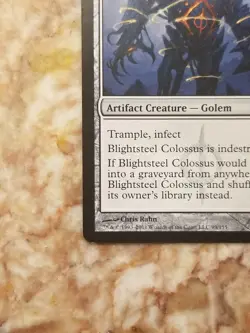 🔥 MYTHIC Blightsteel Colossus! 🔥 MTG Mirrodin Besieged / NM - Image 5
