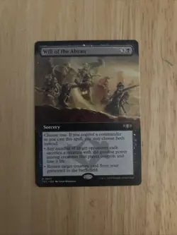 Will of the Abzan (Extended Art) R Commander: Tarkir: Dragonstorm 71 NM - Image 1
