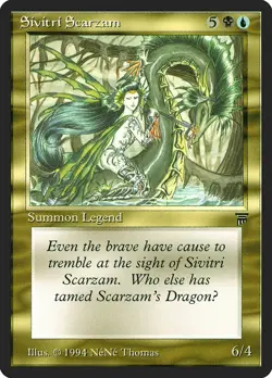 Sivitri Scarzam - MtG Legends - Uncommon NM 1994 - Image 1
