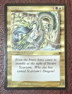 Sivitri Scarzam - MtG Legends - Uncommon NM 1994 - Image 2