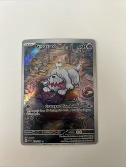 Pokemon TCG Greavard Illustration Rare Card 214/198 Scarlet & Violet Base Set - Image 1