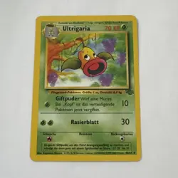 Ultrigaria / Weepinbell, Pokemon TCG Jungle 48/64 1999 German LP dd - Image 1