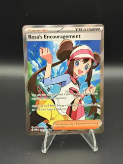 Rosa's Encouragement 114/088 Ultra Rare Perfect Order Pokemon Near Mint - Image 1