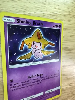 Shining Jirachi 42/73 Shiny Holo Rare Holo Shining Legends Pokemon TCG - Image 3