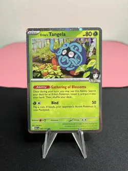 Erika's Tangela (Cosmo Holo) 007/217 Pokemon Ascended Heroes Exclusive Promo - Image 1