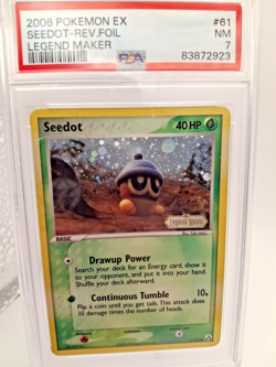 Seedot - Legend Maker - Reverse Holo - 61/92 - PSA 7 - 2006 Pokemon - Image 1
