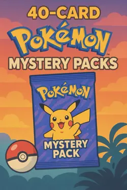 👉Pokemon 40 Card Mystery Pack - Guaranteed EX / better + 1 In 5 BONUS HIT! - Image 1