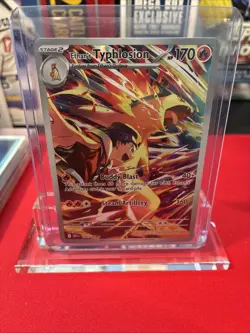 Pokemon TCG Ethan's Typhlosion Destined Rivals Illustration Rare Card 190/182 - Image 1
