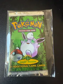 1999 Pokemon TCG Jungle 1st Edition Booster Pack (Wigglytuff) First edition - Image 1