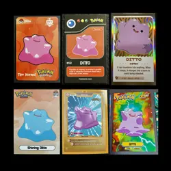 DITTO LOT 6 CARDS - POKEMON KANTO - Image 1
