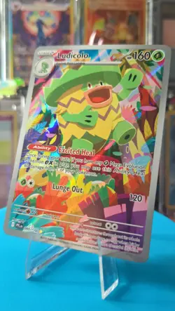 Ludicolo Illustration Rare ME02: Phantasmal Flames 095/094 Pokemon TCG - Image 1
