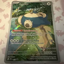 Snorlax 051 (Pokemon Center Exclusive) - 151 PC ETB Promo - NM - Image 1