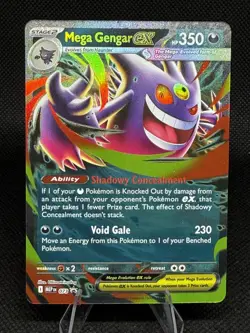 Mega Gengar EX 073 Black Star Promo Mega Moonlit Tin Pokemon TCG - Image 1