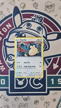 Snorlax SWSH119 Cosmo Holo Sword Shield Black Star Promo Pokemon Near Mint - Image 1