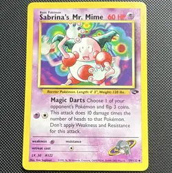 Pokemon Sabrina's Mr. Mime Gym Challenge Uncommon Unlimited English 59/132 - Image 1