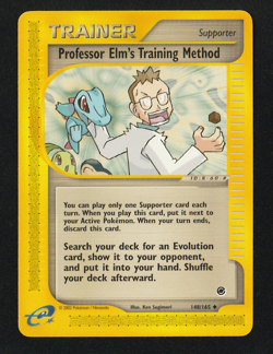 Professor Elm's Training Method 148/165 - Pokemon Expedition TCG Set - Vintage - Image 1