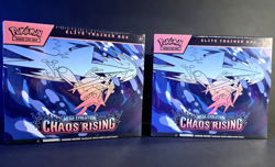 SEALED Pokemon TCG Mega Evolution: Chaos Rising Elite Trainer Box Lot of 2 - Image 1