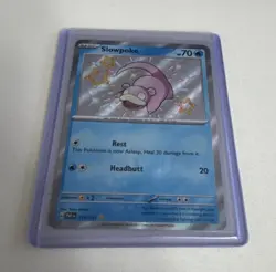 The Pokemon Company Pokemon TCG Slowpoke Shiny Rare Holo EN 116/091 70 HP - Image 1
