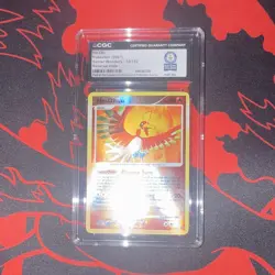 Pokemon Ho-Oh Reverse Holo Secret Wonders 10/132 CGC Graded Eng 2007 True 1/1 - Image 1
