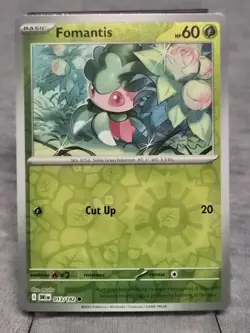 Fomantis 013/182 Common Reverse Holo - Pokemon TCG Destined Rivals NM - Image 1