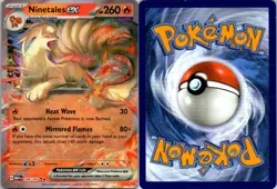 Ninetales ex 038/165 151 Pokemon TCG Holo Double Rare LP - Image 3