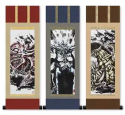 Yu-Gi-Oh! Official Artwork Series Mini Hanging Scroll: Three Egyptian Gods NIB - Image 5
