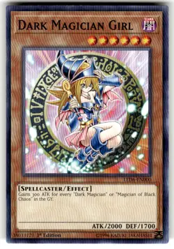Dark Magician Girl LED6-EN000 Legendary Duelists: Magical Hero Yu-Gi-Oh NM - Image 1