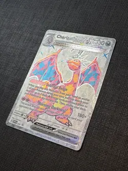 Pokemon TCG Charizard EX SVP056 Black Star Holo Promo Card NM/M Condition - Image 2