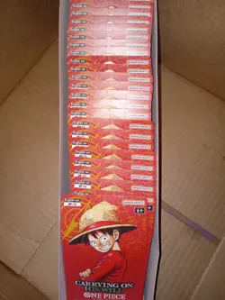 One Piece OP-13 Carrying on His Will Sleeved Booster Pack Lot Of 25 Sealed - Image 1